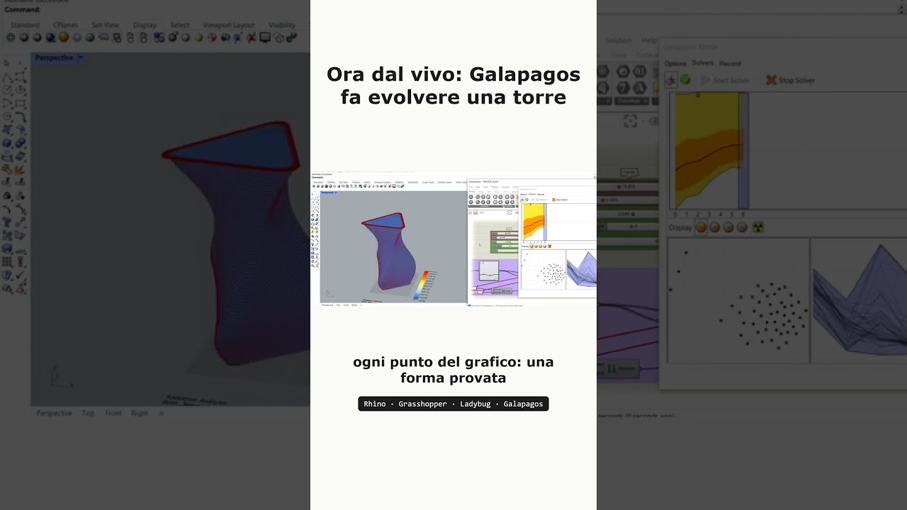 Un algoritmo che fa EVOLVERE una torre, dal vivo