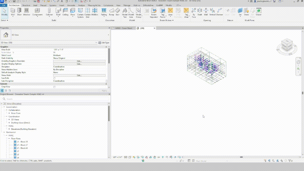 UNIBIM Smart Location complete workflow demonstration