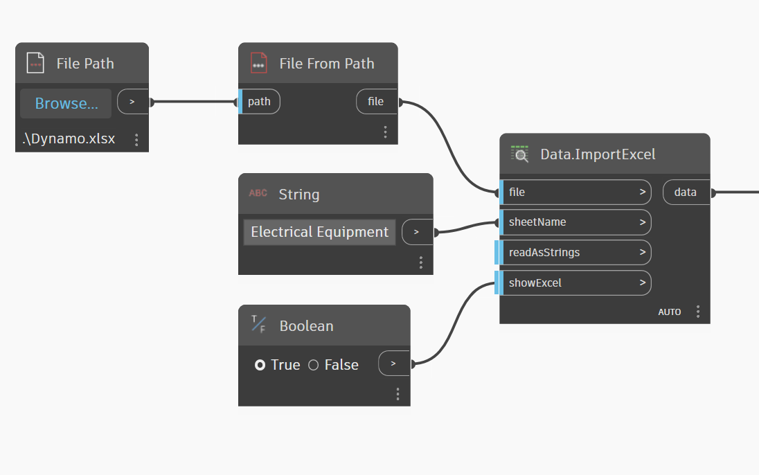 File path input node in Dynamo