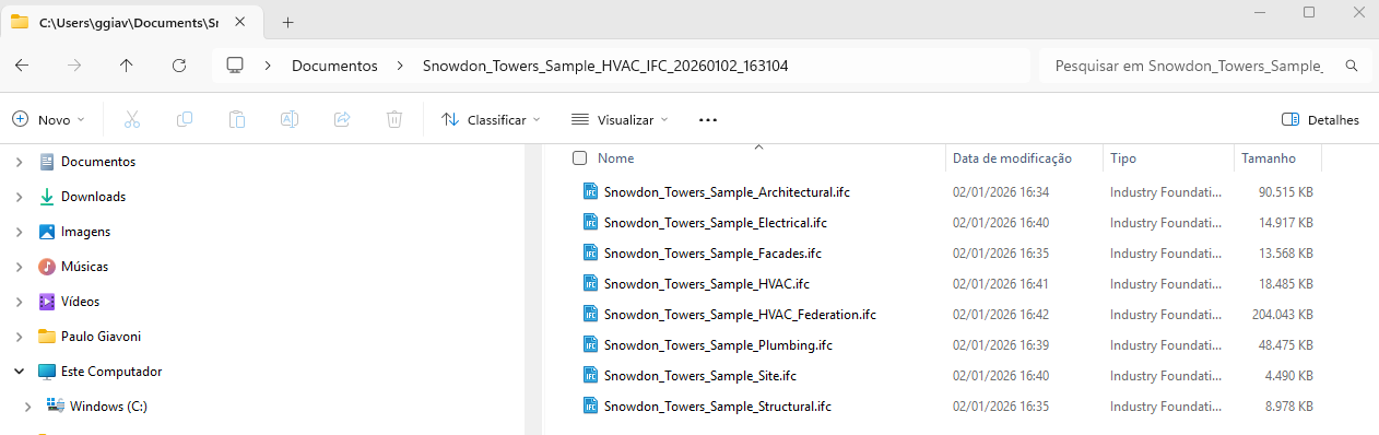 Final result — single federated IFC ready for delivery